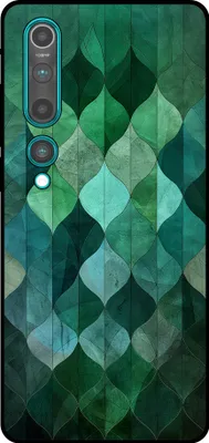 Produktbild von Smartphonica Phone Case Geeignet für Xiaomi Mi 10 / 10 Pro mit grünen Blättern drucken - TPU backcover Fall grüne Blätter Design