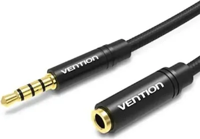 Produktbild von Vention BHBBG, 3.5mm, Weiblich, 3.5mm, Männlich, 1,5 m, Schwarz