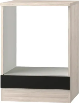 Produktbild von Optifit Herdumbauschrank Faro220 BxTxH 60 x 60 x 84,8 cm anthrazit matt zerlegt Anschlag reversibel KUFR U634-9+