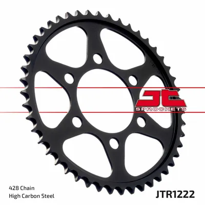 Obrázok produktu pre JT SPROCKETS reťazové koleso 47 zubov oceľový štandard 428 rozstup typ 1222