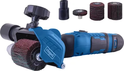 Immagine prodotto di Levigatrice Scheppach MRS500 Levigatrice Spazzolatrice Levigatrice per ristrutturazioni con 3 spazzole | Vario-Speed | 300 W | Larghezza di levigatura 10/60 mm