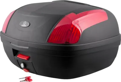Produktbild von Moretti MR-889 Kofferraum, 46 l, schwarz, roter Reflektor