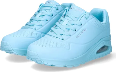 Produktbild von Skechers Damen Low Sneaker STAND ON AIR Blau Kunstleder Größe: 40