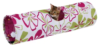 Produktbild von Kerbl 82638, Katze, Tunnel, Grün, Rot, Weiß, Nylon, 25 cm, 900 mm