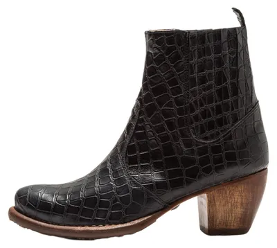 Image de Neosens Bottines à talons pour Femme S3102 ALLIGATOR NEGRO/ MUNSON Couleur Noir