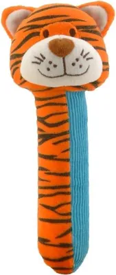 Produktbild von Fiesta Crafts Tiger Kuscheltier Spielzeug Squeakaboo mehrfarbig
