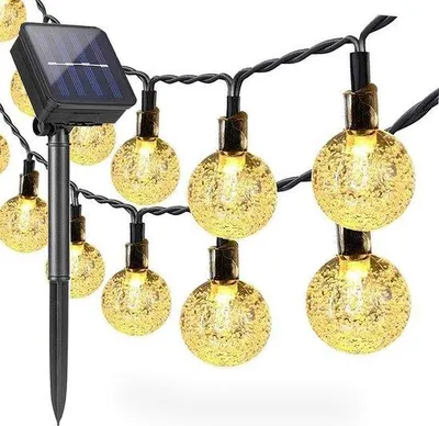 Obrázek produktu pro Solární osvětlení 65 m, 30 LED diod, vodotěsné, dekorativní