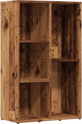 Obrázok produktu pre vidaXL Police na knihy vzhľad starého dreva 50x25x80 cm materiál na báze dreva