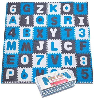 Produktbild von Puzzlematte Kids Zone 36 x 30x30x1cm / 86PCS - mint