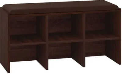 Produktbild von Schuhregal Xalapa 05, Farbe: Sonoma Eiche dunkel - Abmessungen: 50 x 96 x 34 cm (H x B x T)