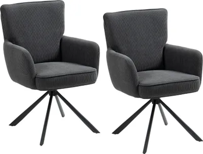 Produktbild von SEBA Drehstuhl Rock 180° anthrazit, 2er SET