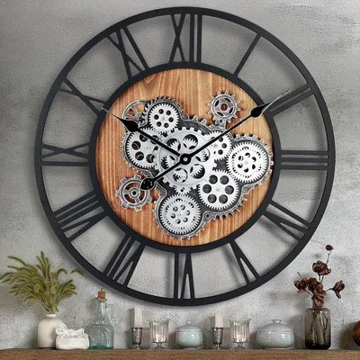 Immagine prodotto di Orologio da parete industriale dal design moderno