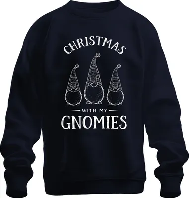 Zdjęcie produktu dla Christmas with my Gnomies Świąteczna bluza Uni  dla skrzatów, granatowy, XXL