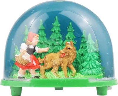 Produktbild von Schneekugel Schüttelkugel Märchen Rotkäppchen Schneegestöber