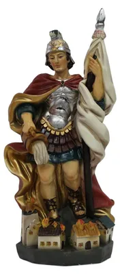 Produktbild von Heiligenfigur Heiliger Florian 20 cm Polyresin Deko Figur