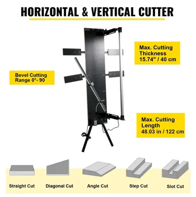 Obrázek produktu pro Styropenový řezák - Řezací stroj na polystyren - Nůž na řezání polystyrenu s horkým drátem - 120 cm
