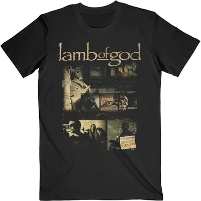 Produktbild von Lamb Of God Album Collage Black S T-Shirt