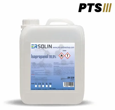 Produktbild von Isopropanol 99,9%  (IPA, Isopropylalkohol, 2-Propanol) 2,5 Liter