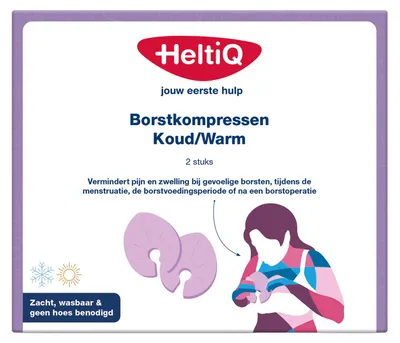 Produktbild von HeltiQ Kalt-/Warm-Brustkompressen
