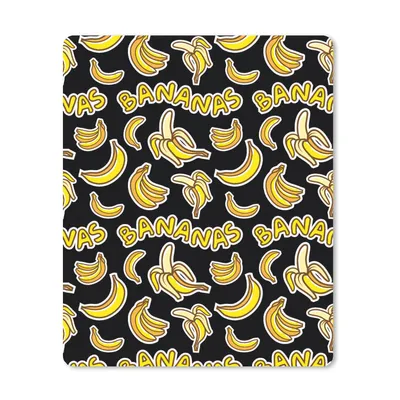 Produktbild von MuchoWow® Mauspad Mousepad Banane - Muster - Obst 19x23 cm - Mousepads - Maus Mat - Pad - Mausunterlage - Mauspads - Spielen