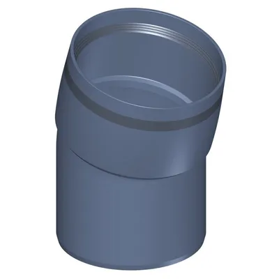 Produktbild von Poloplast POLO-KAL XS, Bogen, DN 110, 15°, 1 Stk.