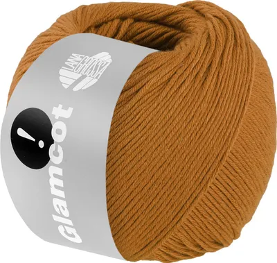 Produktbild von Lana Grossa GLAMCOT zart glänzende, multifile Baumwoll-Viskosemischung 155 m  Farbe 028 - Hellkaramell