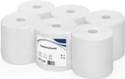 Image de rouleau d'essuie-mains wepa Super Soft, 2 plis, extra-blanc, 140 m 100% cellulose, avec gaufrage, largeur : 198 mm,