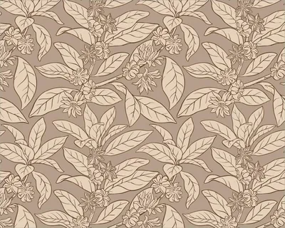 Produktbild von Wallario Poster - Florales Muster, Kunstdruck Größe: 40 x 50 cm