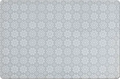 Produktbild von Zeller Platzset "Flowers", PP, weiß - 43,5x28,5; 26906