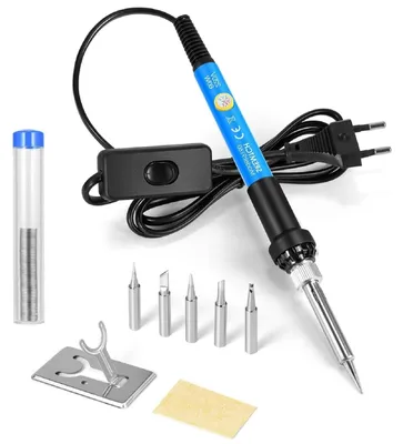 Productafbeelding van Elektrische soldeerbout, soldeerbout, draagbare soldeerbout, 9-in-1, 60 W