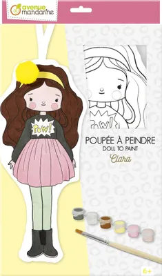 Imagen del producto de Marionetas para pintar, Clara, 3609510530426