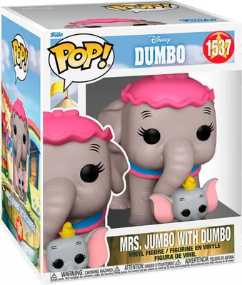 Produktbild von Funko Disney Dumbo Pop! Super Mrs. Jumbo Mit Figur Mehrfarbig  Mehrfarbig One Size