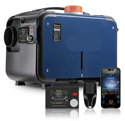Obrázok produktu pre Predohrievač naftového motora - Elektrický ohrievač - 8 kW - Aplikácia cez Bluetooth a diaľkové ovládanie