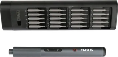 Produktbild von Präzisions-Akkuschrauber 4V mit 21-teiligem Bit-Set