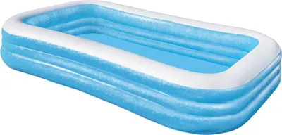 Produktbild von Bestway Family Pool "Blue Rectangular Deluxe", 305 x 183 x 56 cm, 54009