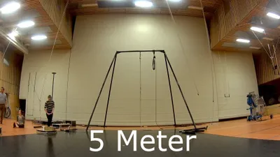 Produktbild von Gestell für Luftartistik bis sieben Meter Höhe mit Statik, Standapparat für Vertikaltuch, Strapaten, Trapez oder Luftring