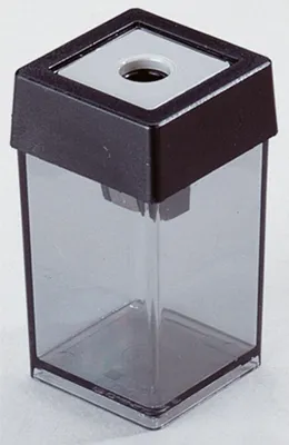 Produktbild von Spitzer Dose 1L eckig grau-tra 53461 von SCHNEIDER