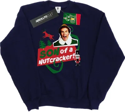 Produktbild von Elf - "Son Of A Nutcracker" Sweatshirt für Herren BI21886 (S) (Marineblau)