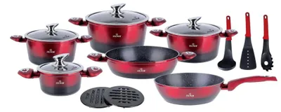 Image de Ensemble de casseroles - Ensemble de cuisson - Jeu de casseroles - Poêles - Casseroles et poêles - Compatible induction