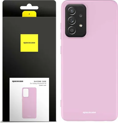 Immagine prodotto di Custodia in silicone SPACECASE Custodia in silicone per Galaxy A52/A52s Rosa