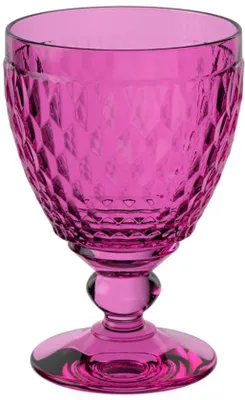 Image de Unyqoos® Verre à eau en cristal rose, 250 ml – élégant verre pour les boissons gazeuses et les boissons rafraîchissantes, compatible avec le lave-vaisselle