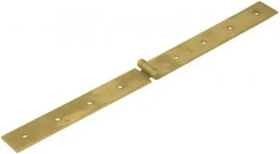 Image de Sangle pour caisse avec goupille rivetée galvanisée jaune 405x35x2,5mm