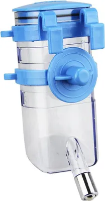 Produktbild von Kleintier-Trinkflasche FakeFace Wasserspender, Trinkflasche, für unterwegs, Haustierzubehör, 400 ml, Wasserflasche zum Aufhängen für Hunde, Katzen, We