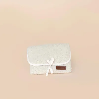 Productafbeelding van Benni & Ninni Teddy Verschoonmat Cream – Zachte en Opvouwbare Baby Verschoonmat voor Onderweg