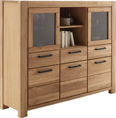 Produktbild von Highboard 172 cm, Wildeiche teilmassiv geölt, SELISTE-06