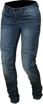 Produktbild von Macna Jenny Damen Motorrad Jeans, dunkelblau, 28