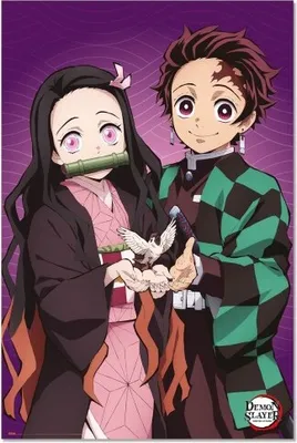 Image de Demon Slayer 2 - Taille de l'impression du poster 61x91,5 cm