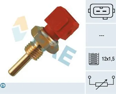 Produktbild von FAE Kühlmitteltemperatursensor 33080 für NISSAN PRIMERA (P10)