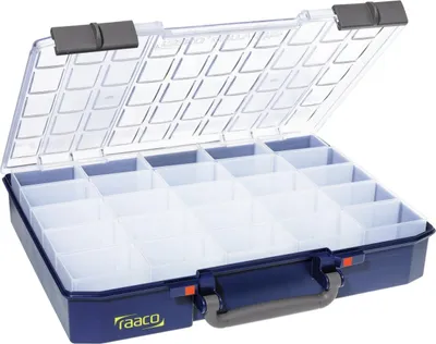 Produktbild von raaco CarryLite 80 5x10-25 Assortment case (W x H x D) 413 x 79 x 330 mm No. of compartments: 25 Content 1 pc(s)