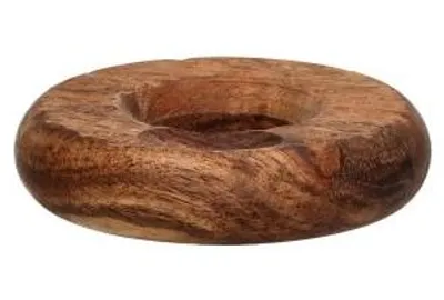 Produktbild von Pomax Hommage Eierbecher aus Akazienholz, Walnuss, Ø 10 x H 2,5 cm